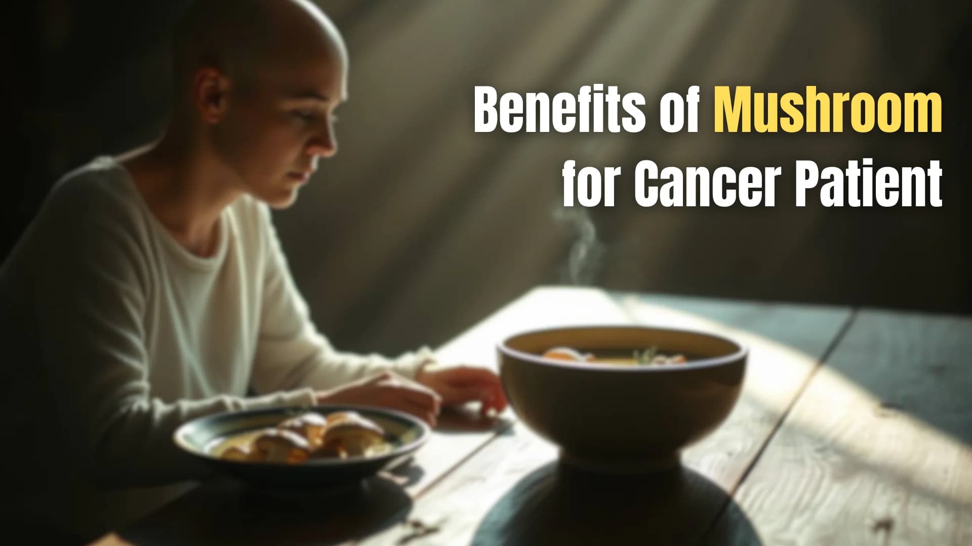 Benefits of Mushroom  for Cancer Patient