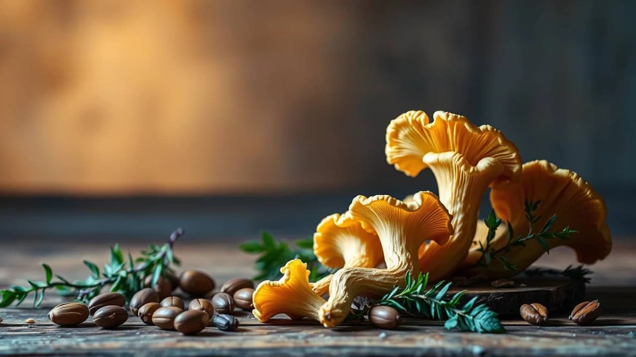 Golden Chanterelle Mushrooms
